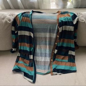 Rosegal striped cardigan with buttons